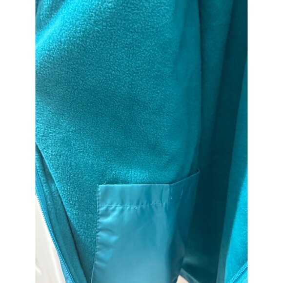 TOTES Rain Resistant Jacket Fleece Lined Zip-Off Hoodie Teal Blue Coat Size 2XL - Picture 5 of 6